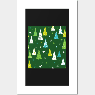 Christmas Forest Posters and Art